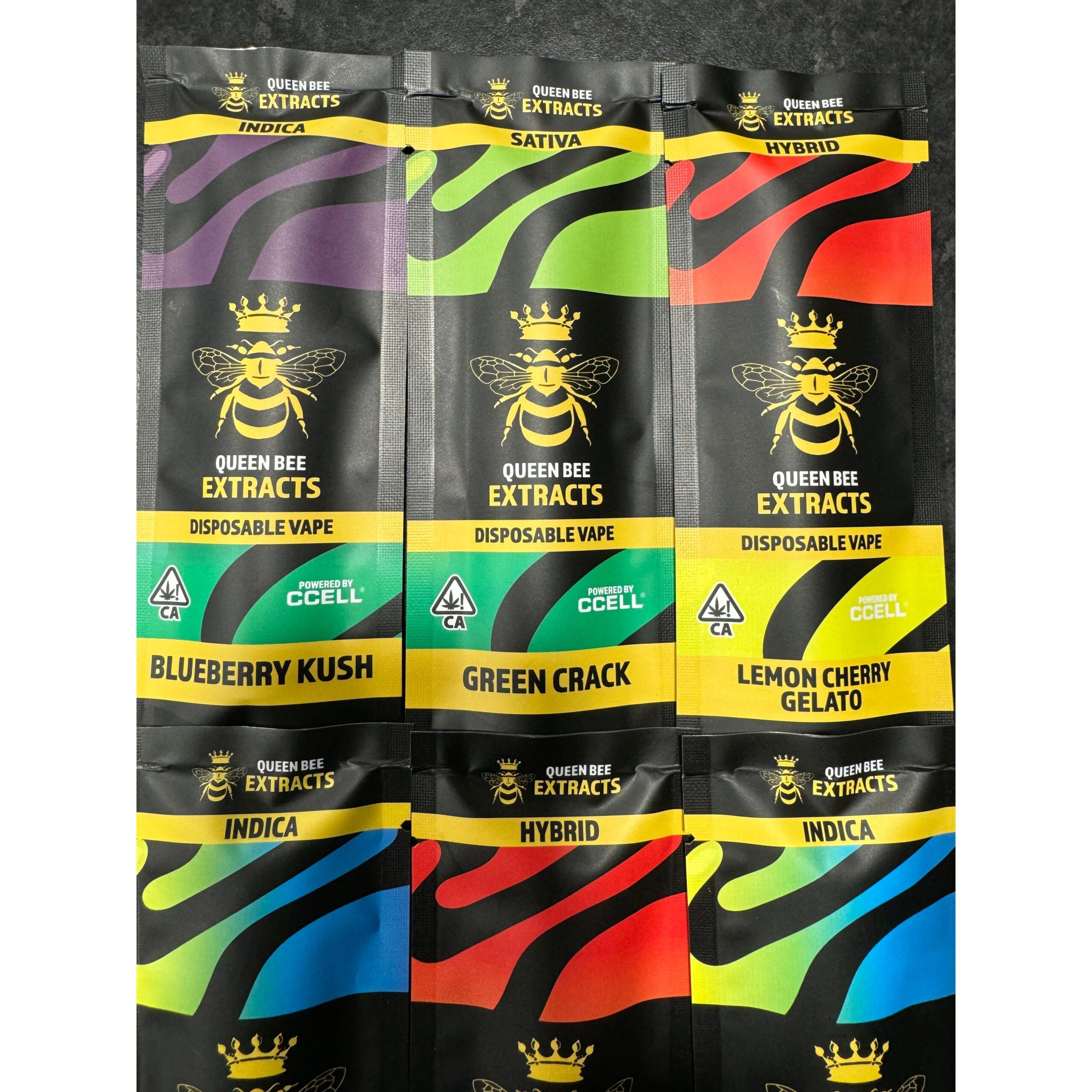 Queen Bee Extracts THCP Filled Vapes 1.0ml X10 Pack UK Compliant