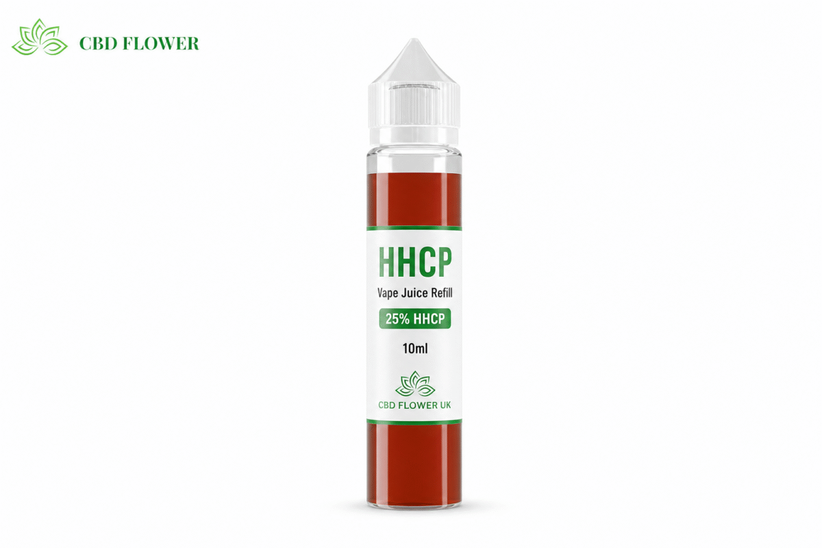 HHCP vape juice UK 10ml refill 25% HHCP live resin terpenes CBD Flower UK