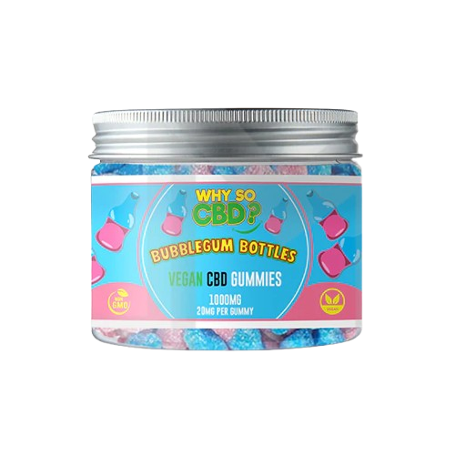 Why So CBD? 1000mg Broad Spectrum CBD Small Vegan Gummies - 11 Flavours