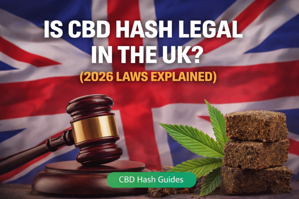 CBD hash legality in the UK 2026