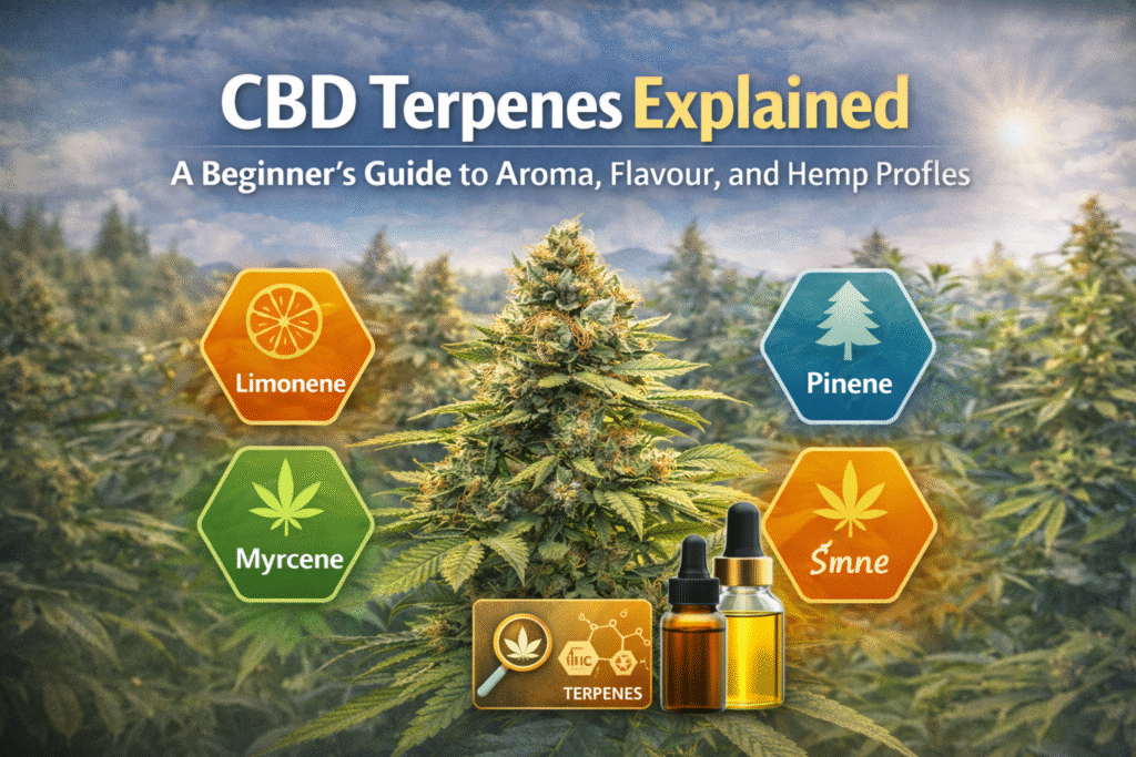 CBD Terpenes Explained: A Beginner’s Guide to Aroma, Flavour, and Hemp Profiles