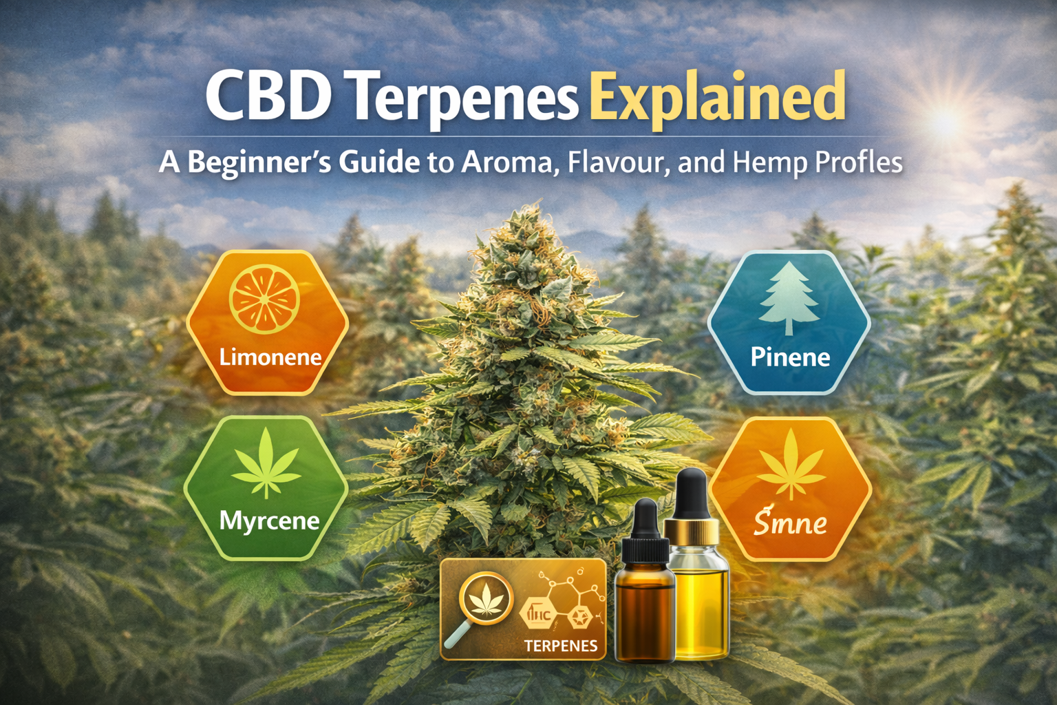 CBD Terpenes Explained: A Beginner’s Guide to Aroma, Flavour, and Hemp Profiles