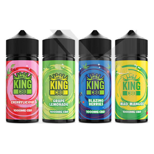 KingCBD1000mgCBDE-liquidFront_3239c31f-e4c9-4ac6-8f34-8d620ff07e66.jpg King CBD 1000mg CBD E-liquid 120ml (80VG/20PG) (BUY 1 GET 1 FREE) - Image 1