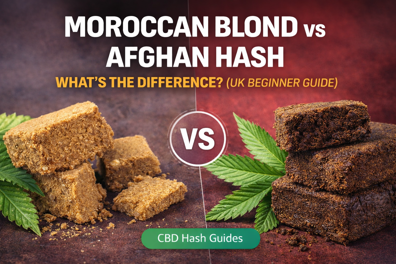 Moroccan vs Afghan hash comparison