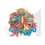 Bulk Neon Worms Broad Spectrum CBD Gummies