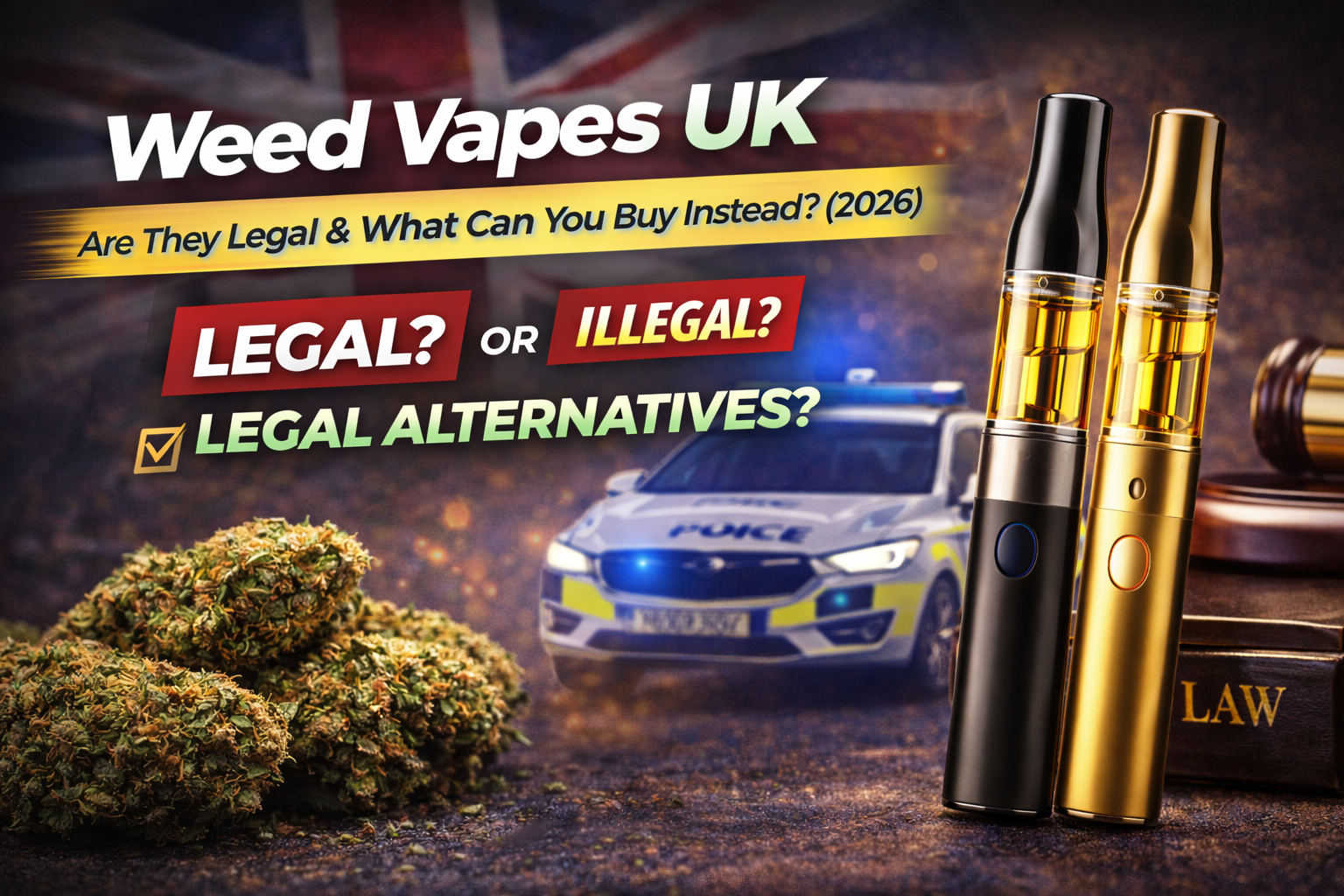 Weed vapes UK legality guide 2026