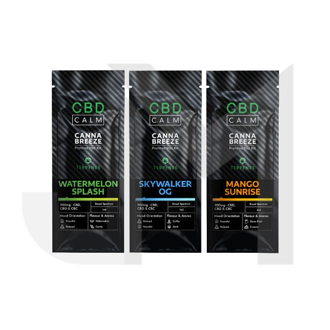 calm-13-cover.jpg 900mg CBD Calm Cannabreeze Prefilled Pod Vape Kit - Image 1