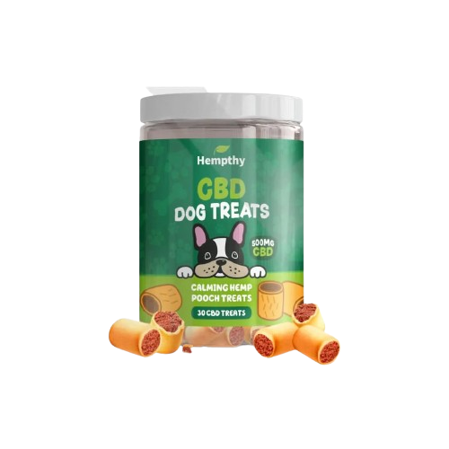 Hempthy 500mg Calming Hemp Dog Treats - 30 Treats