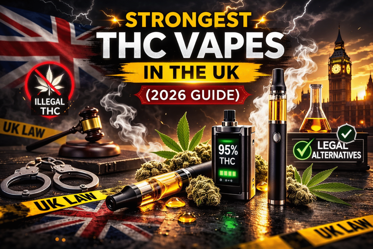 Strongest THC Vapes UK – What You Need to Know (2026 Guide)