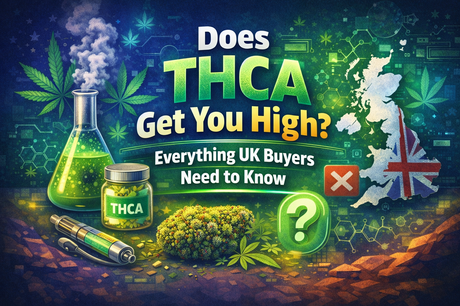 does THCA get you high?