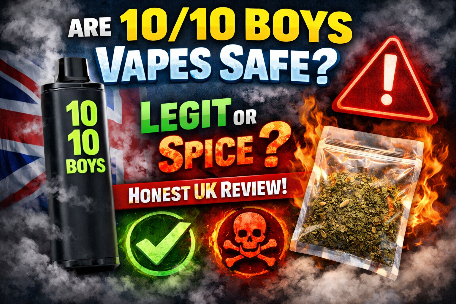 Are 10/10 Boys Vapes Safe to Buy in the UK?