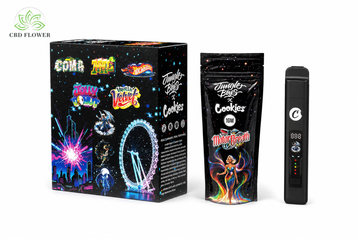 Jungle Boys x Cookies HHCP vape UK 1ml Smart LCD 20% HHCP CBD Flower UK