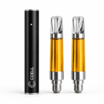 THCP twin pack UK CCELL M3 battery two 1ml cartridges 20% THCP CBD Flower