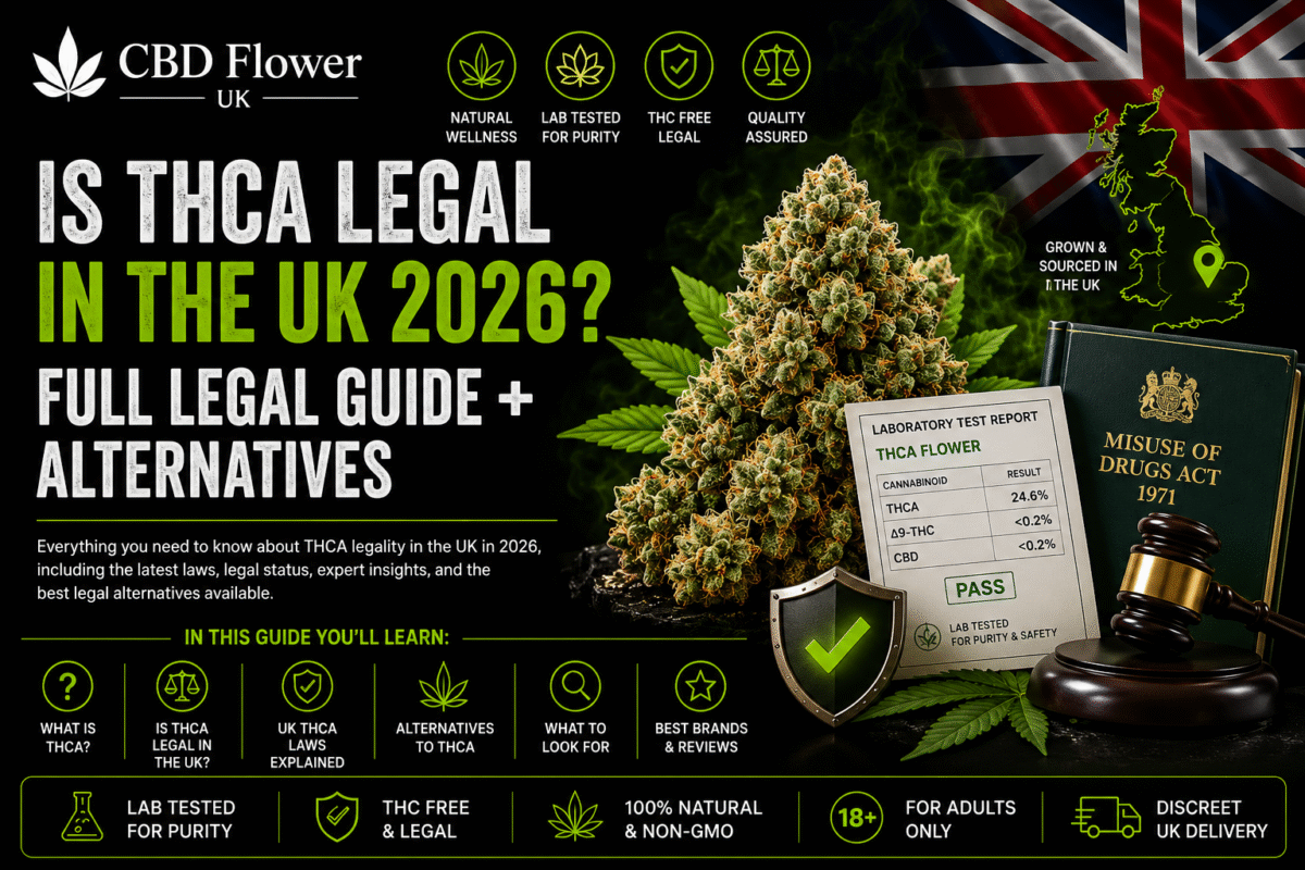 is THCA legal in the UK
