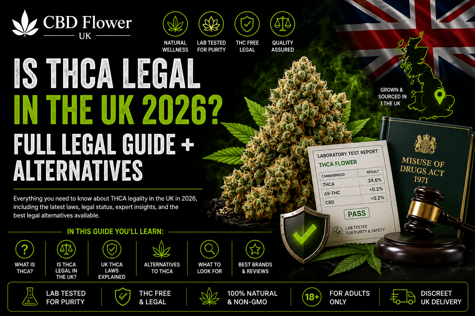 is THCA legal in the UK