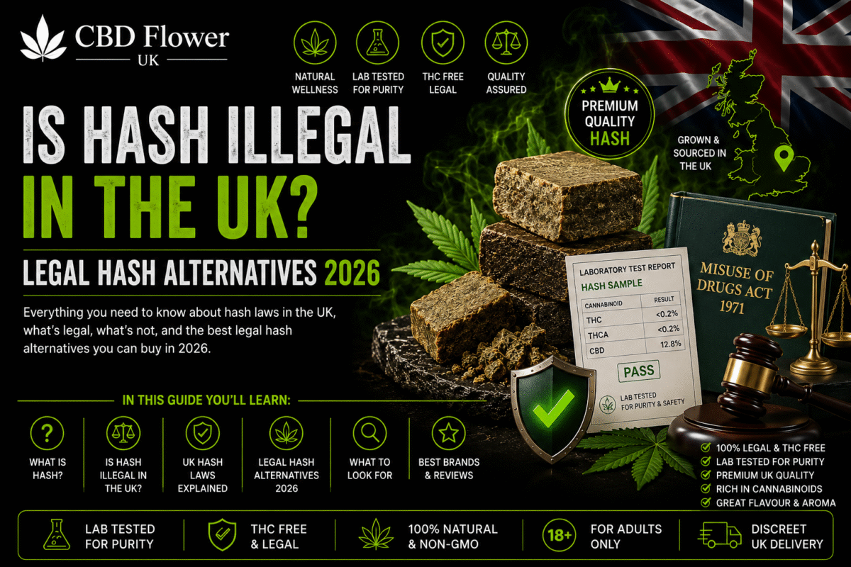 Is Hash Illegal in the UK? Legal Hash Alternatives 2026